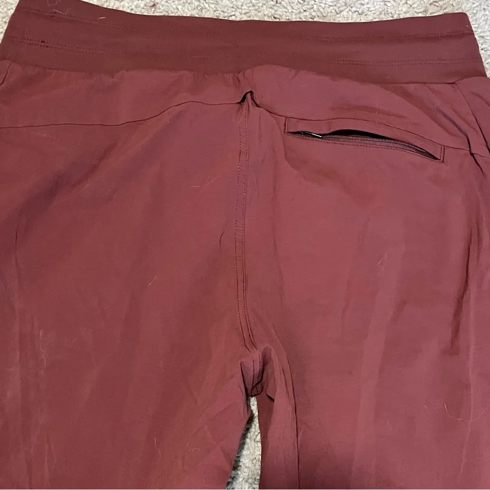 Athleta Trekkie North Jogger Size 10 Red Orange color Hiking Outdoor Pants - Picture 9 of 9